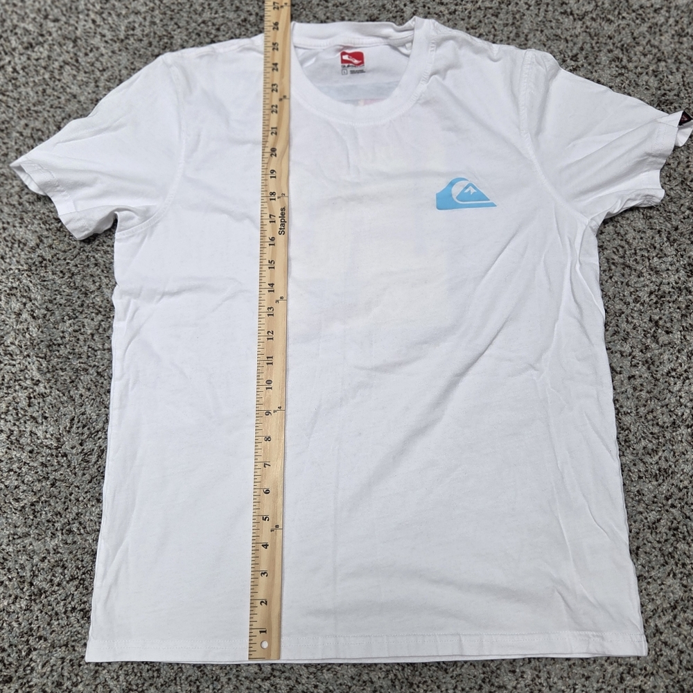 Quiksilver White Tee with‎ Vibrant Surf Graphic - Picture 7 of 8
